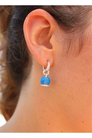 Earrings with blue bells Manè Capri | ORECCHINISMALTATEAZZURRO